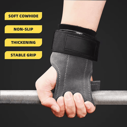 Anti-Slip Black Lifting Grips